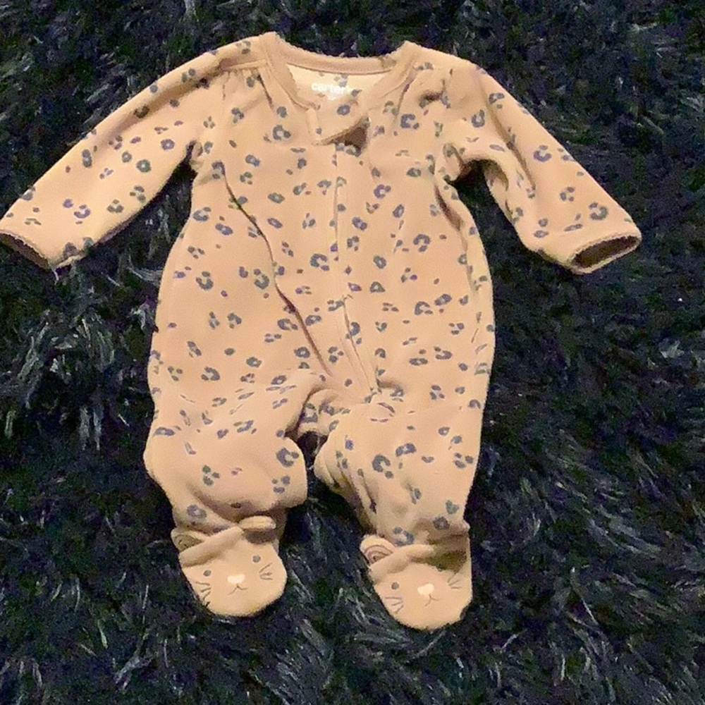 Leopard Print Kids One Piece